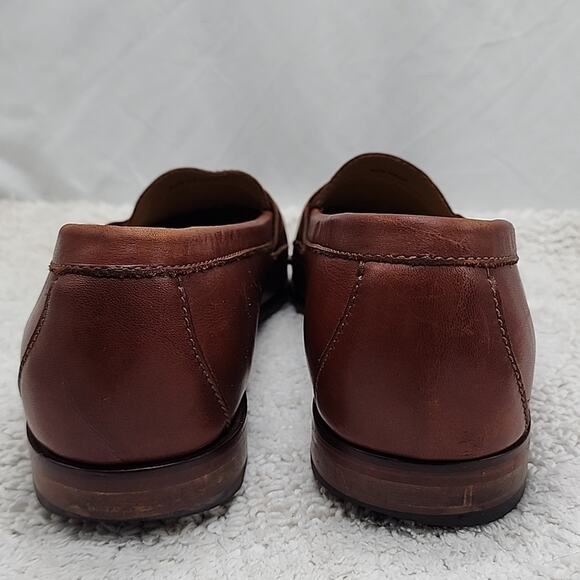 COLE HAAN STYLE: PINCH GRAND PENNY LOAFERS PAPAYA LEATHER MENS 11.0 VGUC ELEGANT main image 6